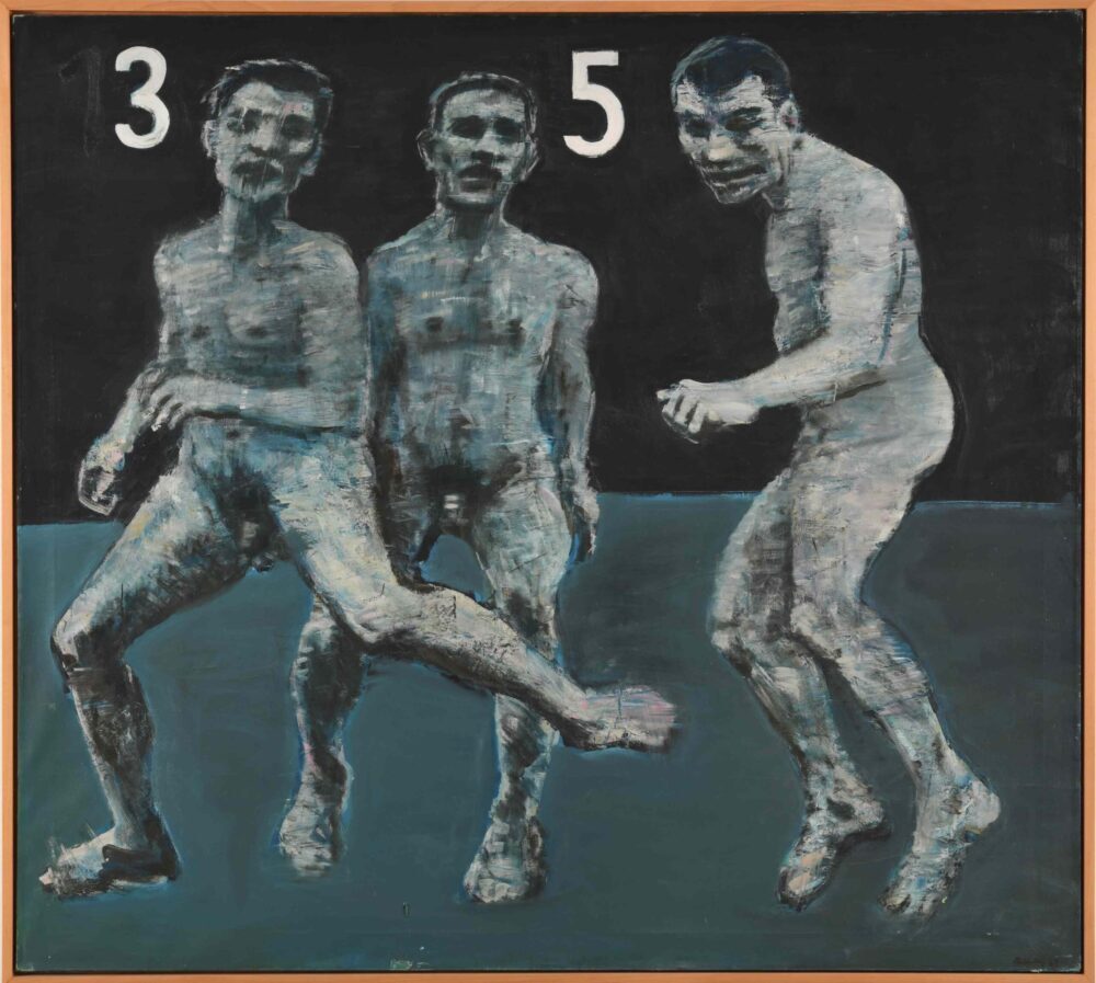 Jiri Naceradsky Strajchpudlici 1967 200 x 180 cm platno olej ph Miroslav Podhrazsky scaled e1620206711175