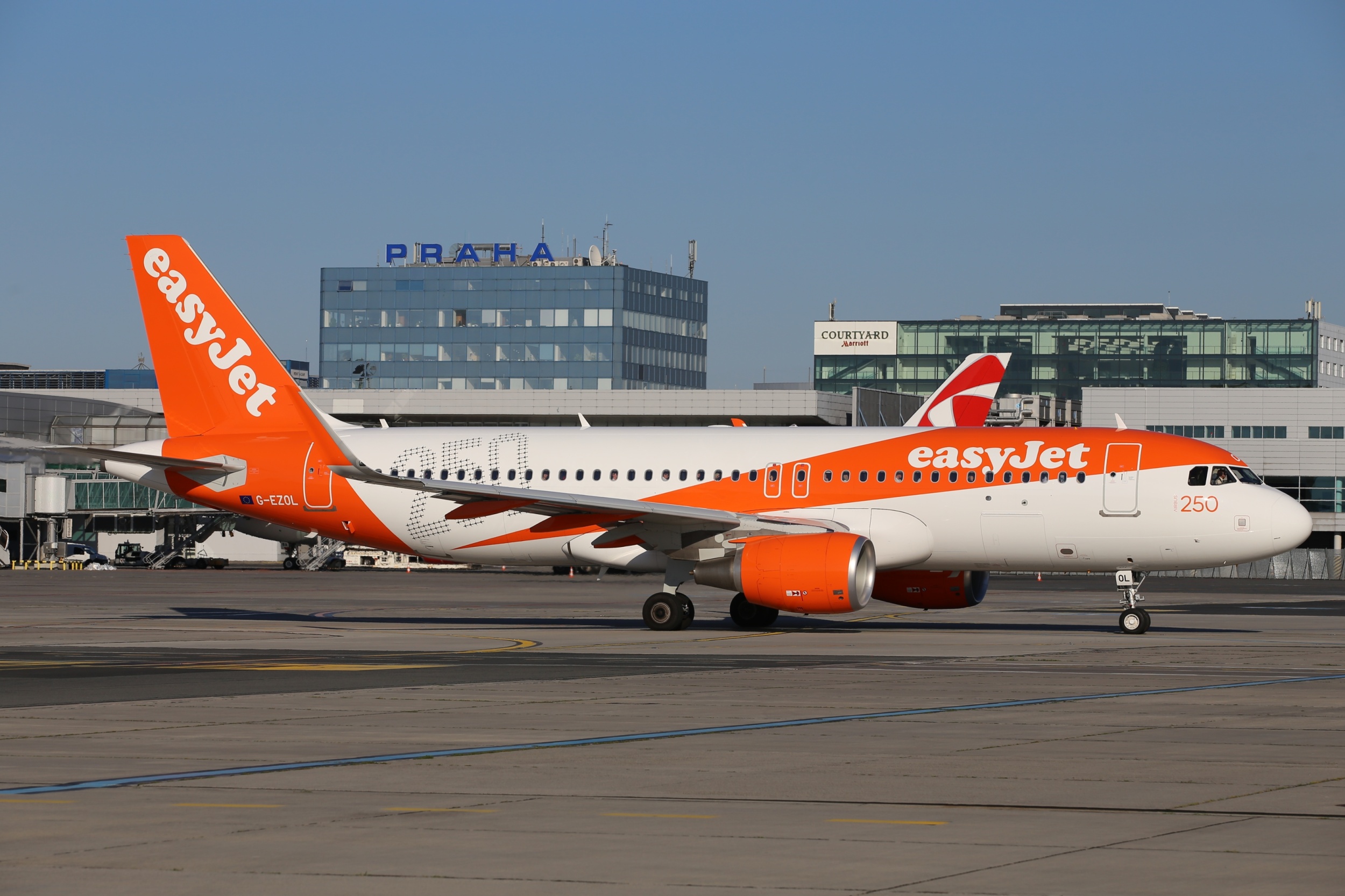 easyJet A320 Prague Airport