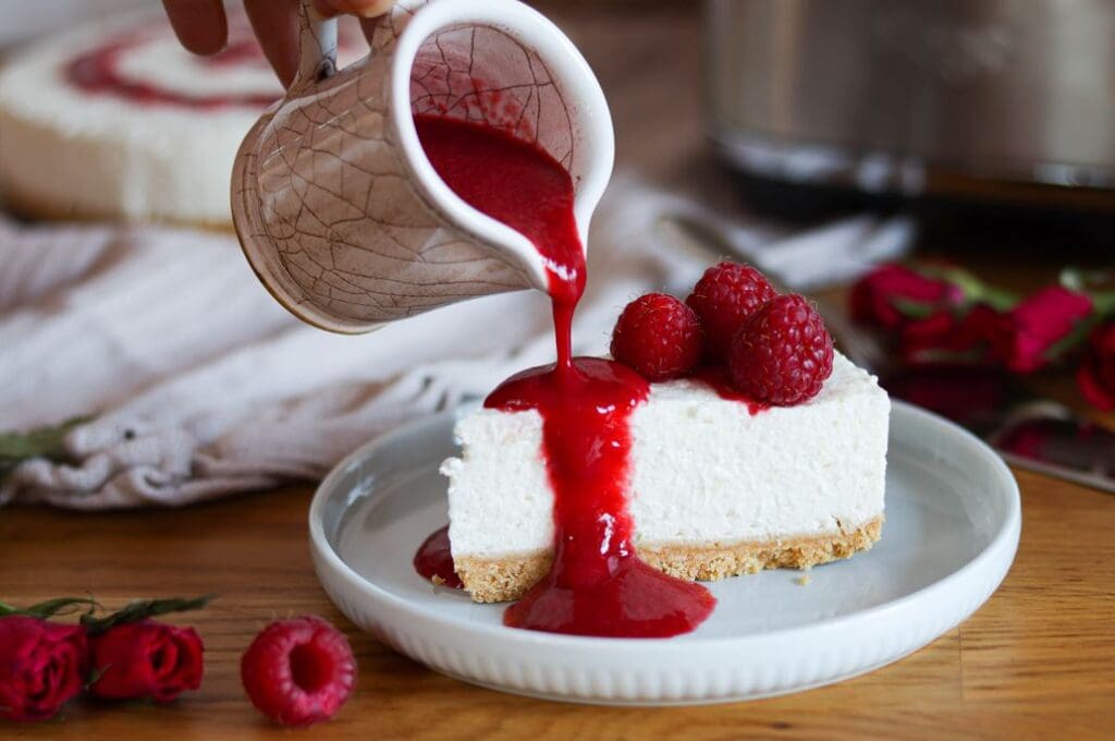 Valentýnský cheesecake