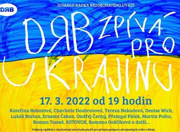 Divadlo Radka Brzobohatého zpívá pro Ukrajinu!