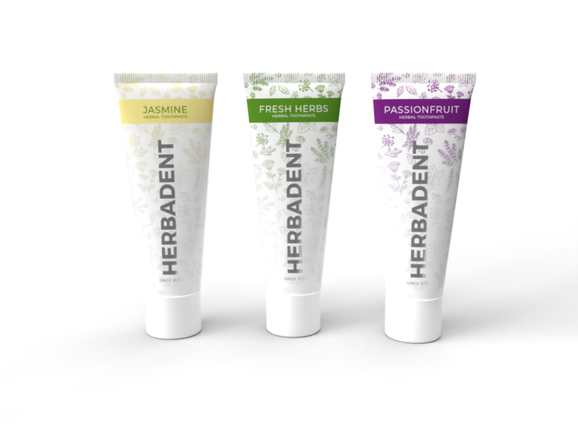 Herbadent group Toothpastes TUBE