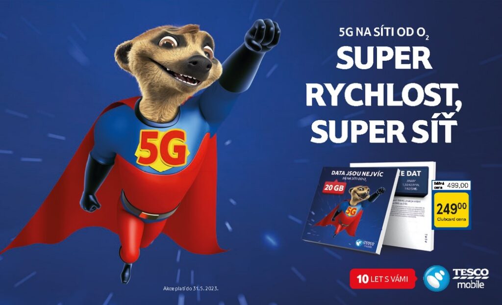 Tesco Mobile přináší ultrarychlou síť 5G, zákazníkům navýší datové balíčky 1 Tesco Mobile