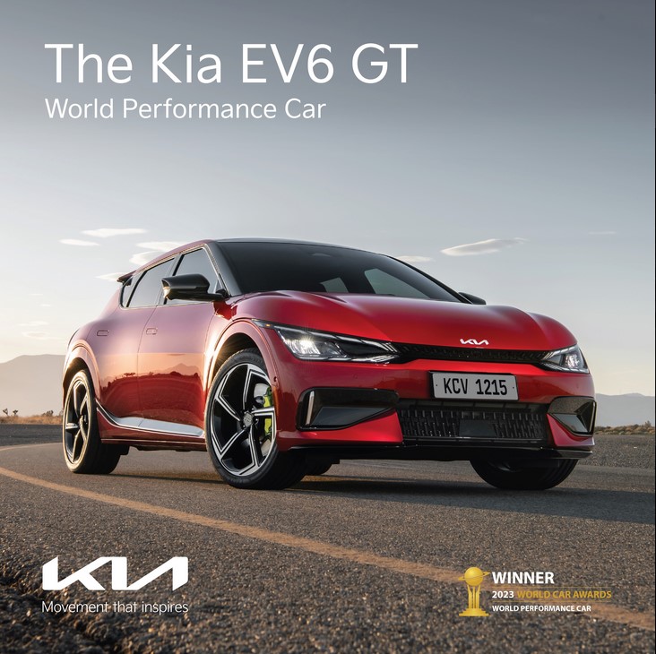 Kia EV6 GT držitelem titulu Sportovní auto roku 2023