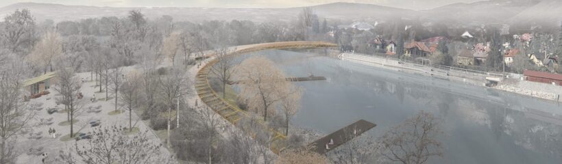 soutok Berounka Vltava park 