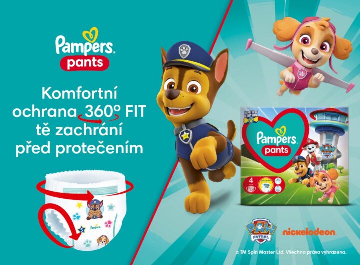 Pampers v limitované edici Paw Patrol
