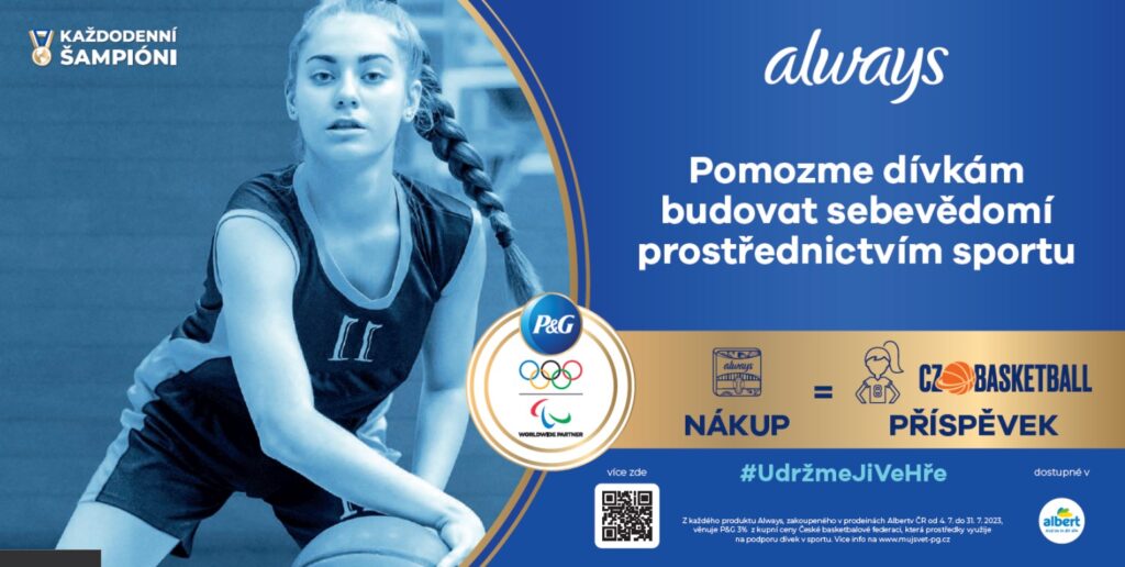 Dívky ztrácejí v dospívání zájem o sport a trápí je i nízké sebevědomí. Značka Always chce dívky udržet ve hře. Zapojte se do pomoci i vy! 1 Always