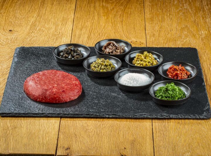 Italský hovězí tartar