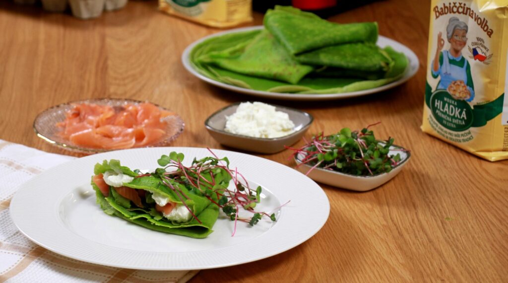 Špenátové palačinky