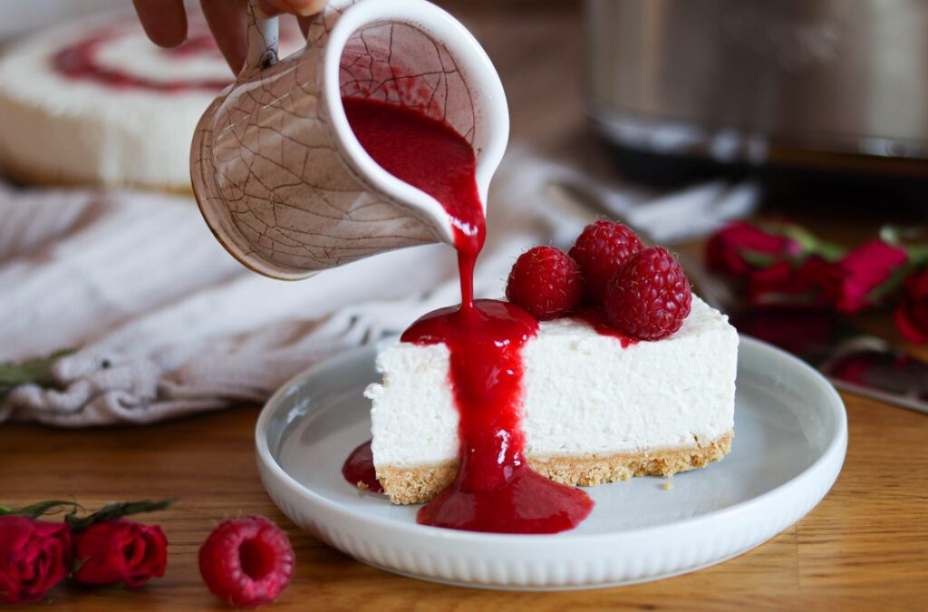 Valentýnský cheesecake
