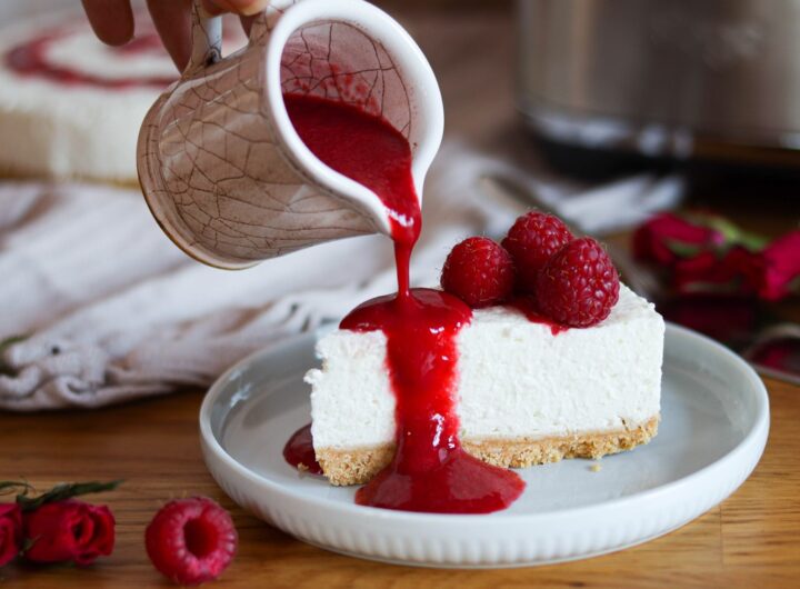 Valentýnský cheesecake