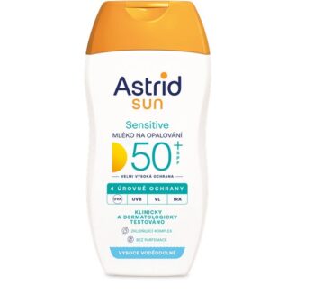 ASTRID SUN Mléko na opalování SENSITIVE OF 50+