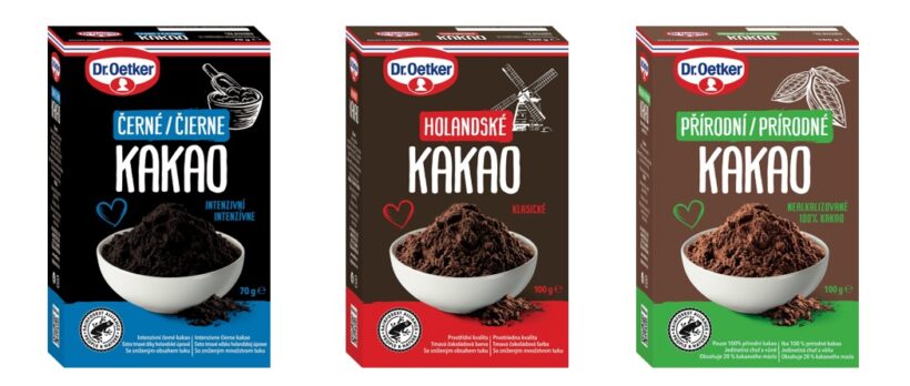 Dr. Oetker a Holandské kakao Dr. Oetker