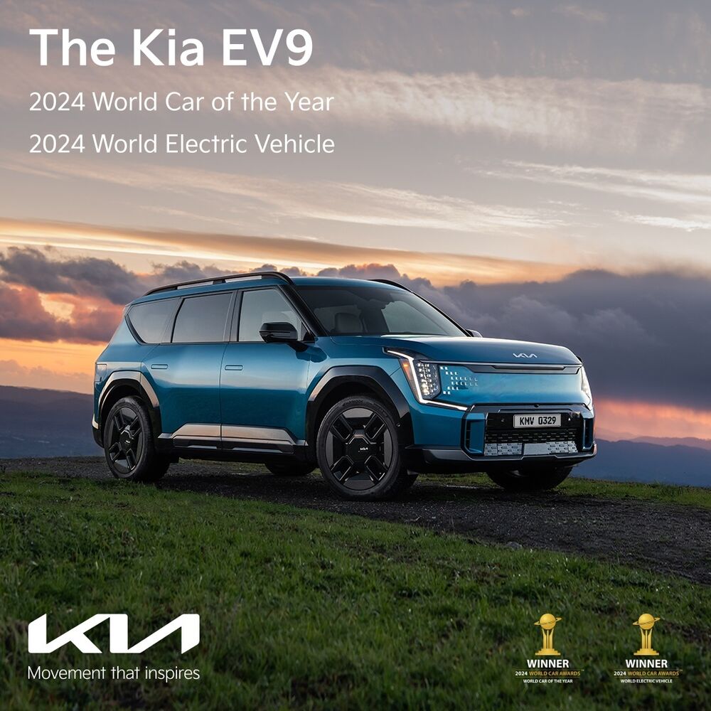 Kia EV9 , soutěž, vítěz, World Car Awards 2024