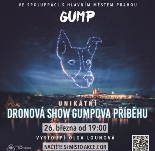Nad Vltavou v Praze se uskuteční dronová show