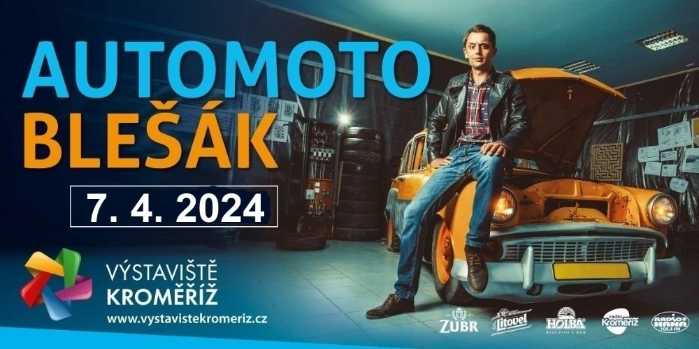 Auto - moto blešák, SRAZ VETERÁNŮ, HOBBY sběratelská akce, Kroměříž,