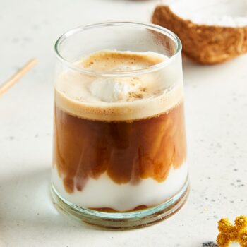 Ledová káva s kokosem