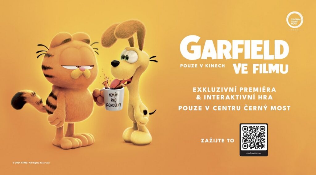 Garfield se ztratil v Centru Černý Most