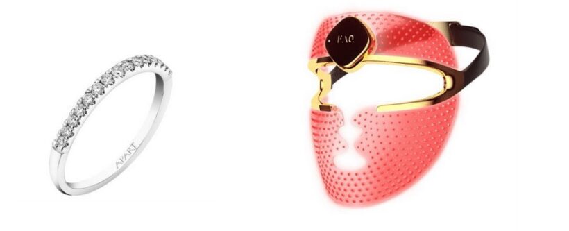 Stříbrný náramek Beads s několika přívěsky