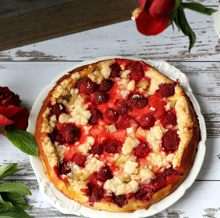 Hrnkový ovocný koláč