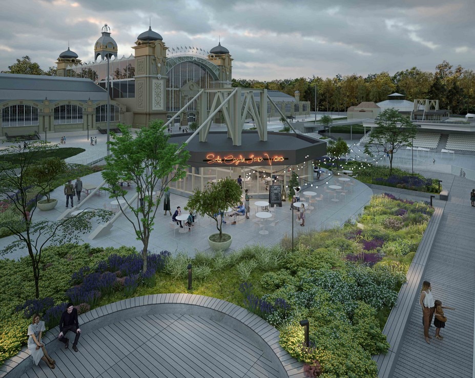 Střechy Křižíkových pavilonů