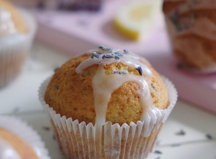 Levandulové muffiny