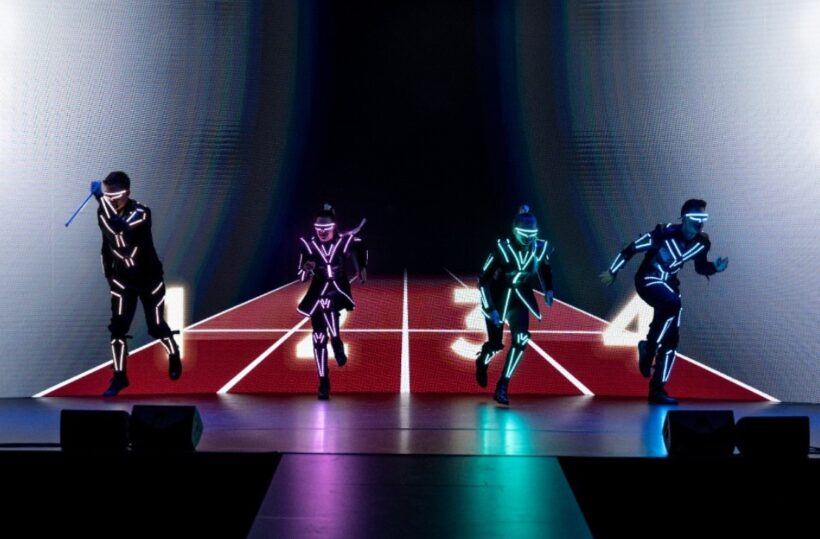 Magická fontána rozsvítili Český dům v Paříži