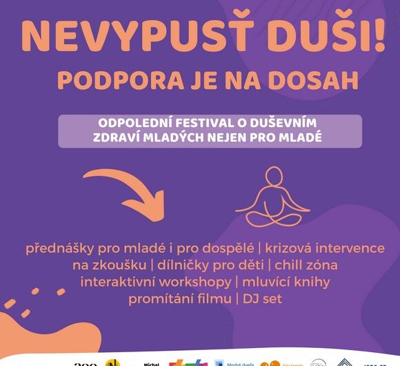 Festival Nevypusť duši! Podpora je na dosah