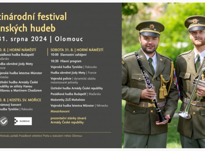 Mezinárodní festival vojenských hudeb opět v Olomouci i v Kroměříži