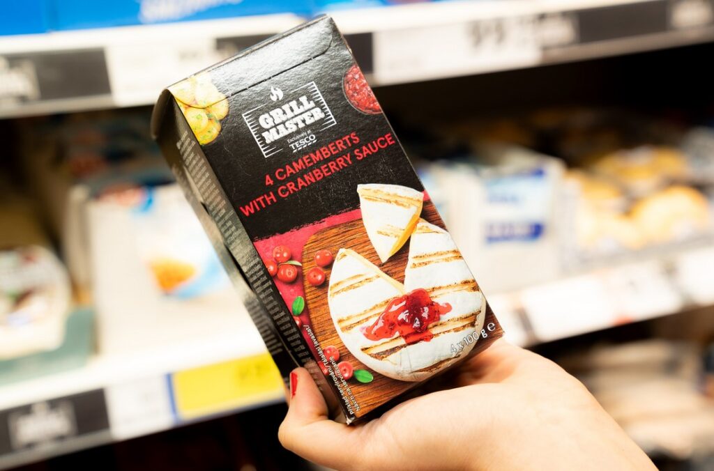 Tesco, obchod, grilování