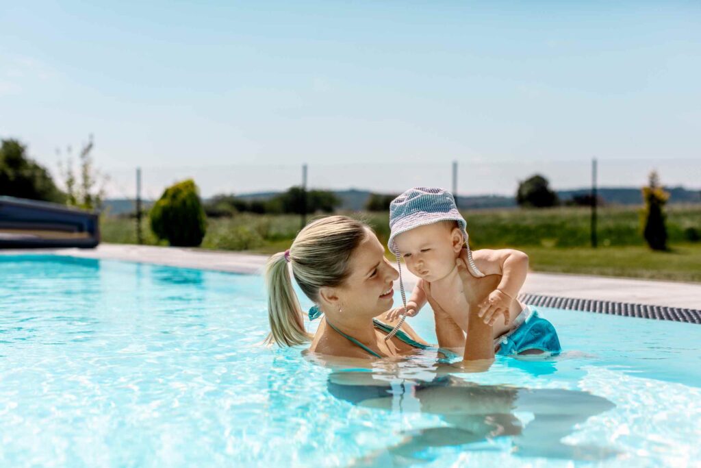 Přípravu bazénu, ALBIXON, bazén, domov, zahrada, životní styl, čerpadlo