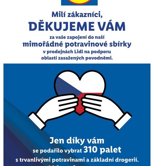 pomoc lidem po záplavách , Lidl, pomoc, obchod, záplavy