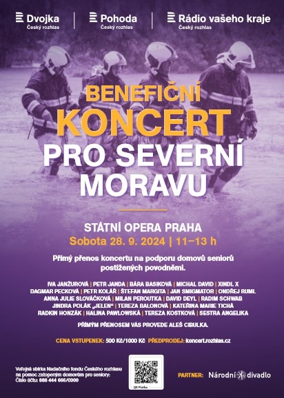 benefiční koncert pro severní Moravu