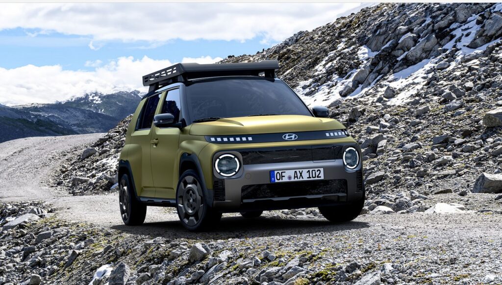 Hyundai odhaluje INSTER Cross všestranný elektromobil nejen do města s outdoorovými prvky