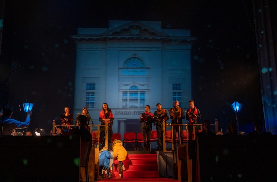 Divadlo Hybernia, Česká mše vánoční, Hej mistře