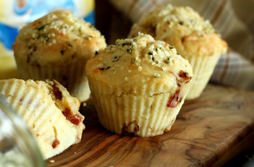 muffiny s pancettou, vaření, recept, Babiččina volby