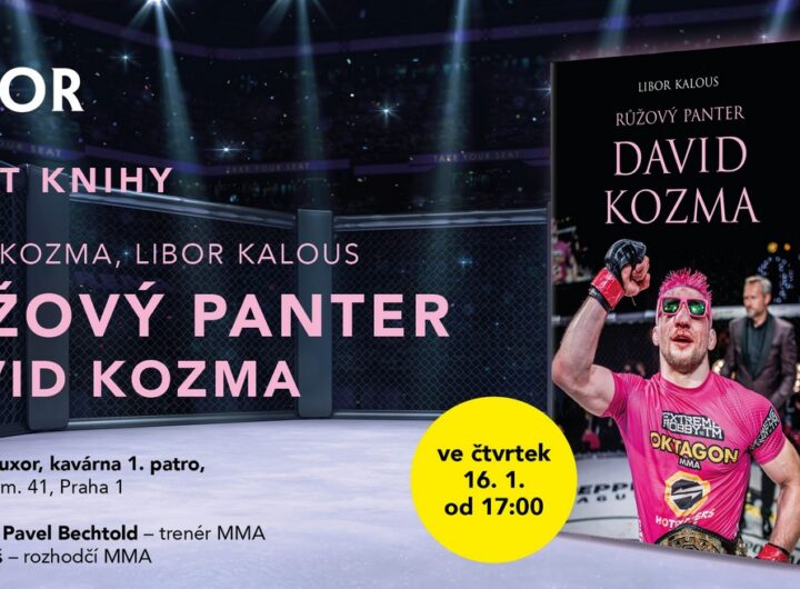 David Kozma, Libor Kalous, kniha, novinka, RŮŽOVÝ PANTER DAVID KOZMA