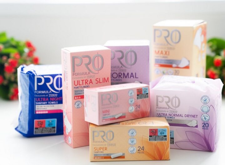 vložky, menstruační chudoba, životní styl, Tesco, obchod, prodejna, Online nákupy, kampaň
