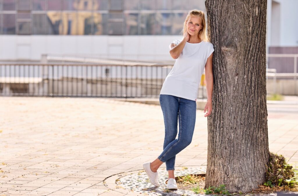 CityZen, Přírodní materiály, triko, cvičení, jóga