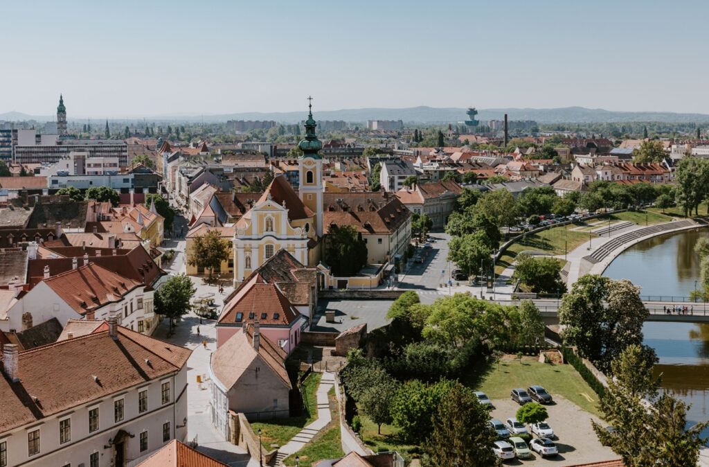 Győr, město, Maďarsko, cestování,