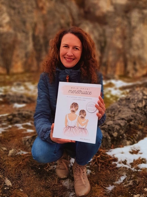 Kniha, Marie Husákové, Moje první menstruace, Maluna.cz,