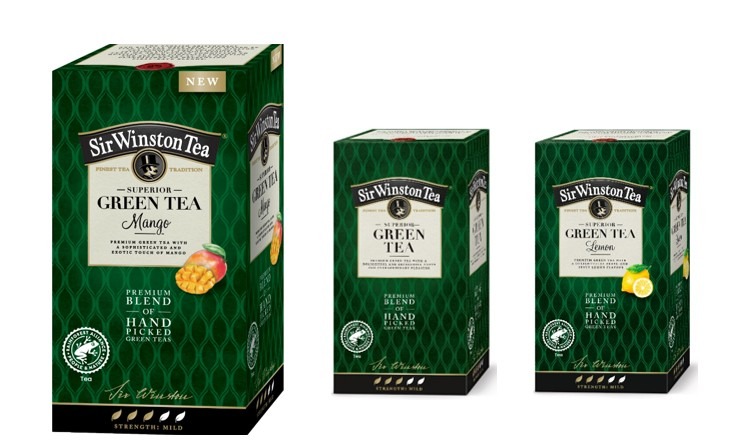 čaj, TEEKANNE Sir Winston Green Tea Mango, Sir Winston Green Tea, Sir Winston Green Tea Lemon, Sir Winston English Breakfast, Sir Winston Heart of London,