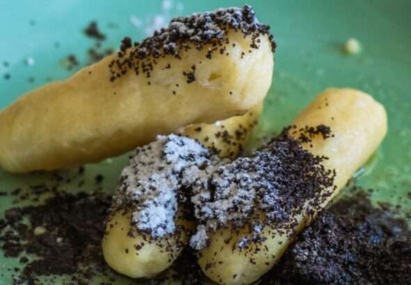 Bramborové šišky s mákem, vaření, kuchyně, recept