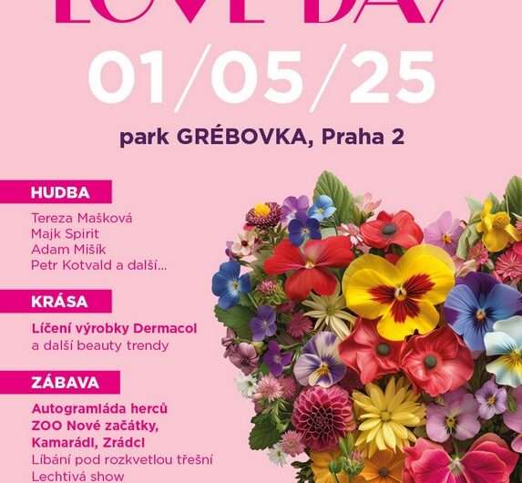 DERMACOL LOVE DAY, Tereza Mašková, Majk Spirit, Petr Kotvald, Adam Mišík, Šimon Opp, Prima LOVE, životní styl, Dermacol