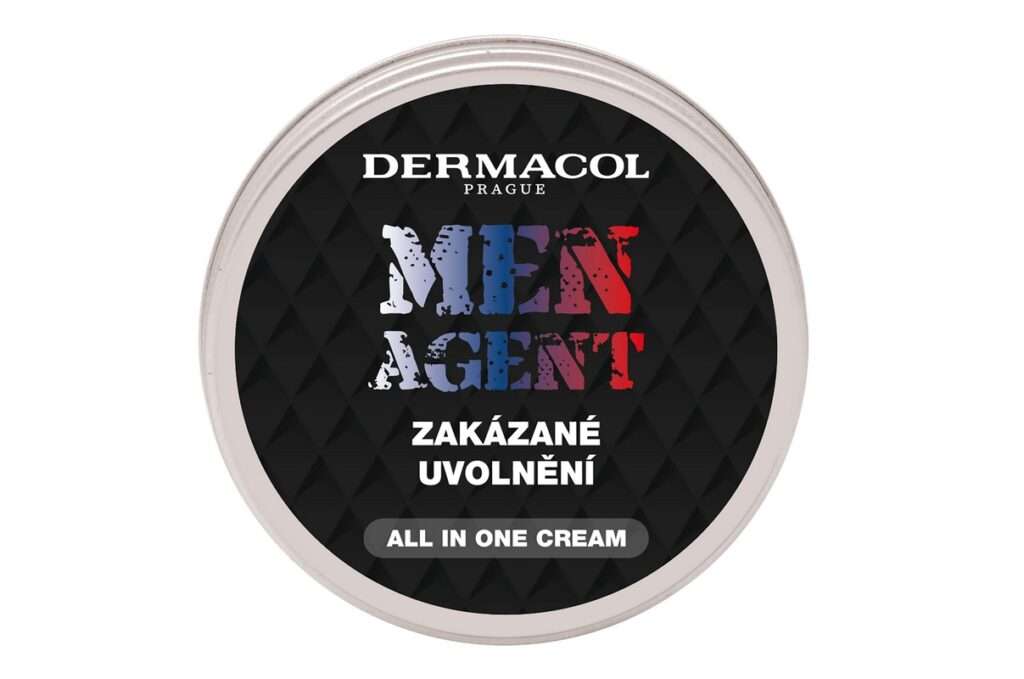 Zakázané uvolnění, Dermacol, Pleťový krém Men Agent All in one Zakázané uvolnění, Sprchový gel Men Agent Zakázané uvolnění,