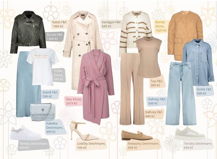 kolekce, Eloise, Deichmann, F&F, jaro, obchod, jarní kolekce, kůže, denim