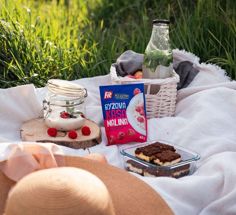 FIT rýžové kaše, kaše, Fit, Natural & Chia, Kokos & Čokoláda, Jahod, Borůvka, Malina