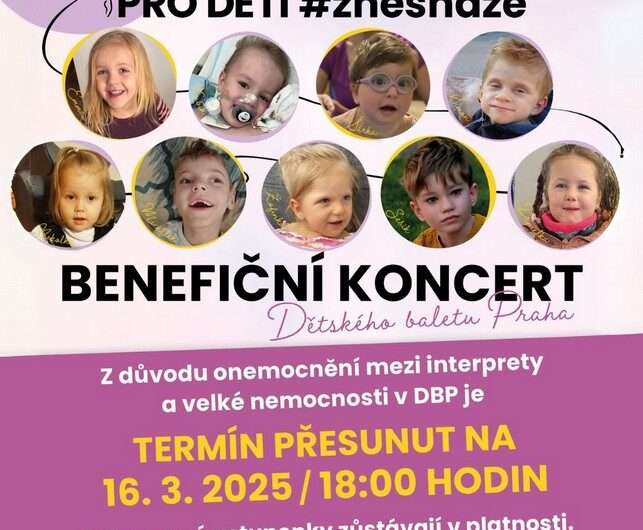HUDBA A TANEC PRO DĚTI #ZNESNÁZE, DIVADLO, pomoc, životní styl, Dětský balet Praha, benefice