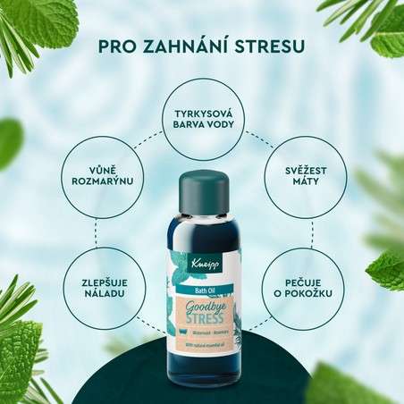 rozmarýn, máta, koupel, esenciální oleje, sůl do koupele, Kneipp olej do koupele Goodbye Stress, Kneipp sůl do koupele Goodbye Stress, soutěž, výhra