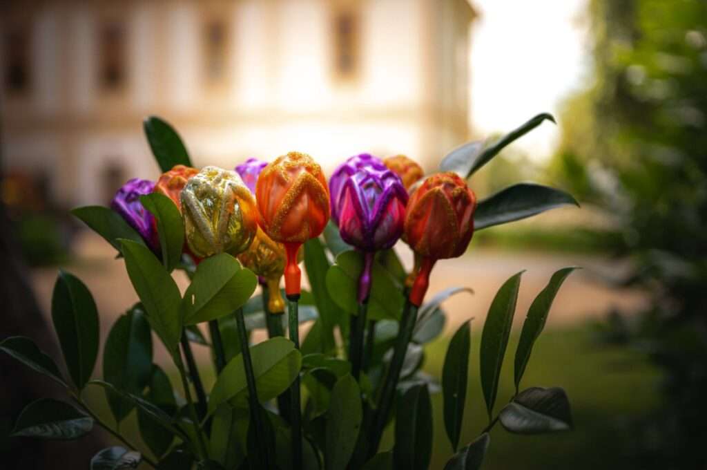 Květnomluva, Loučeň, cestování, sklárna Koulier, zámecký park, dekorace, květiny, výlet,