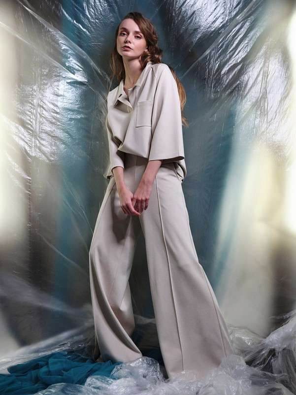 Nákupní tip, business outfit, široké kalhoty, Machač